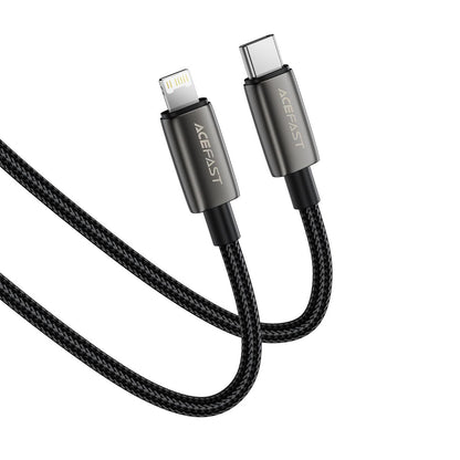 Câble de Données et de Charge USB-C - Lightning Acefast C23-01, 30W, 1.2m, Noir