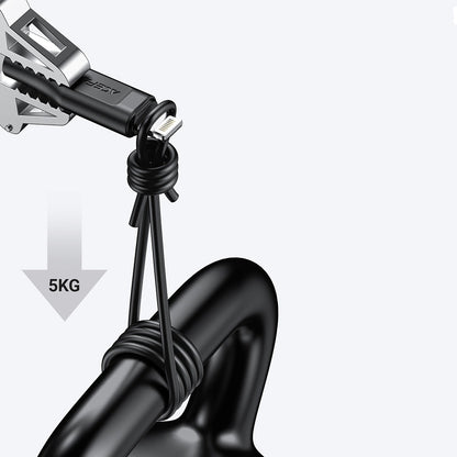 Câble de Données et de Charge USB-C - Lightning Acefast C3-01, 30W, 1.2m, Blanc