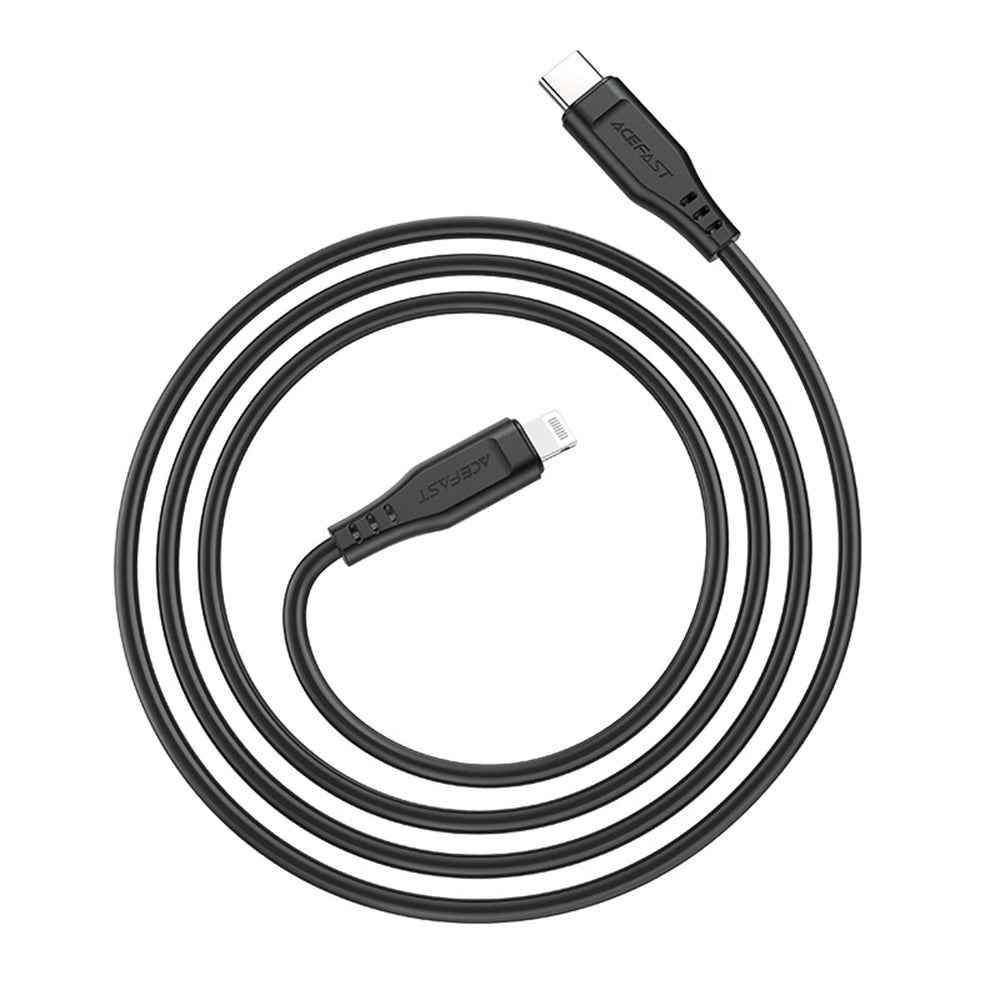 Daten- und Ladekabel USB-C - Lightning Acefast C3-01, 30W, 1.2m, Schwarz