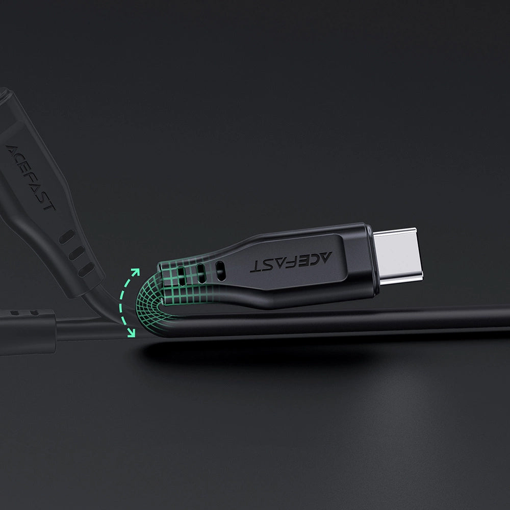 Daten- und Ladekabel USB-C - Lightning Acefast C3-01, 30W, 1.2m, Schwarz
