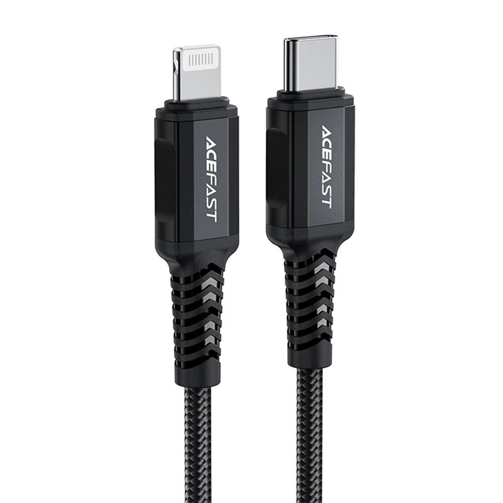 Daten- und Ladekabel USB-C - Lightning Acefast C4-01, 30W, 1.8m, Schwarz