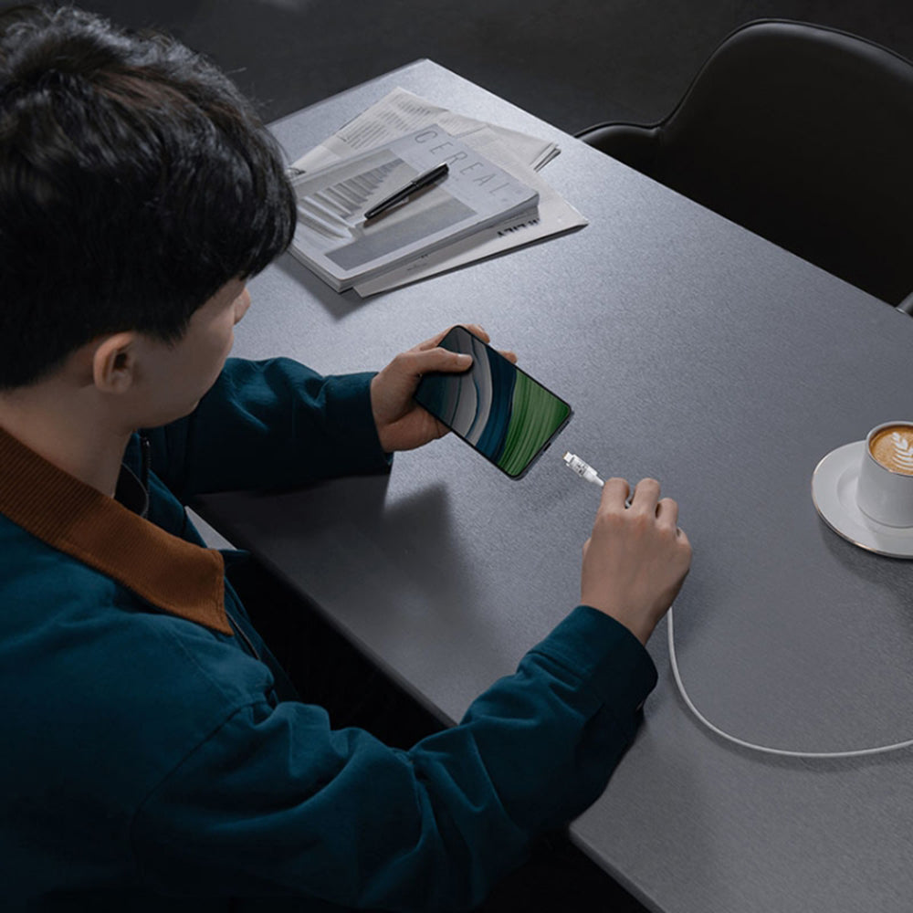 USB-C to Lightning Baseus Gem Data and Charging Cable, 20W, 2m, White P10373001211-01