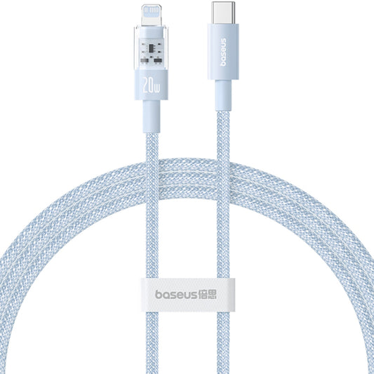 Daten- und Ladekabel USB-C - Lightning Baseus Gem, 20W, 2m, Blau P10373001311-01