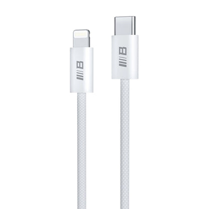 Câble de Données et de Charge USB-C - Lightning Blueo, 20W, 1.2m, Blanc