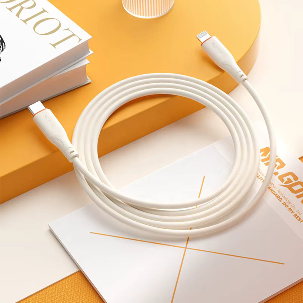 Câble de Données et de Charge USB-C - Lightning Blueo Ape Legend, 20W, 1.5m, Gris