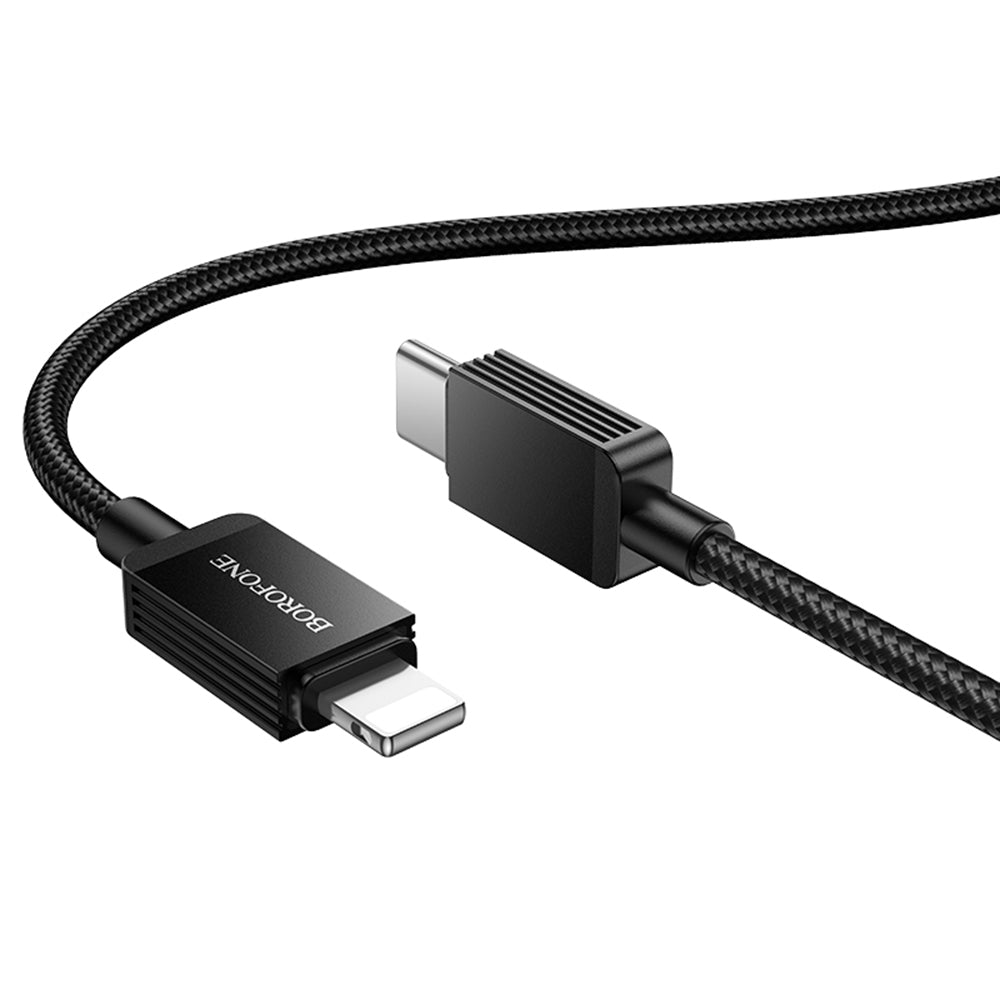 USB-C - Lightning Daten- und Ladekabel Borofone BX120 Placer, 27W, 1m, Schwarz