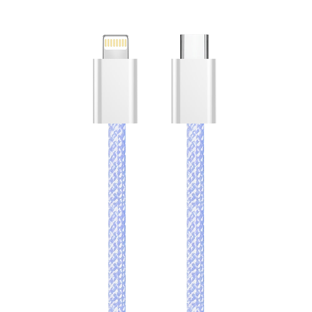 USB-C - Lightning Daten- und Ladekabel ColorWay CW-CBPDCL061, 27W, 1m, Lila