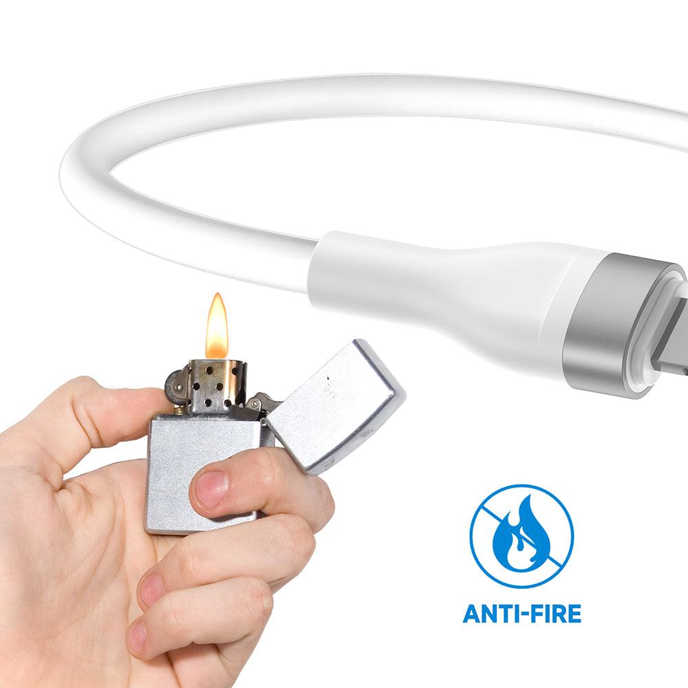 Câble de Données et de Charge USB-C - Lightning Lito LD02CL, 30W, 1.2m, Blanc