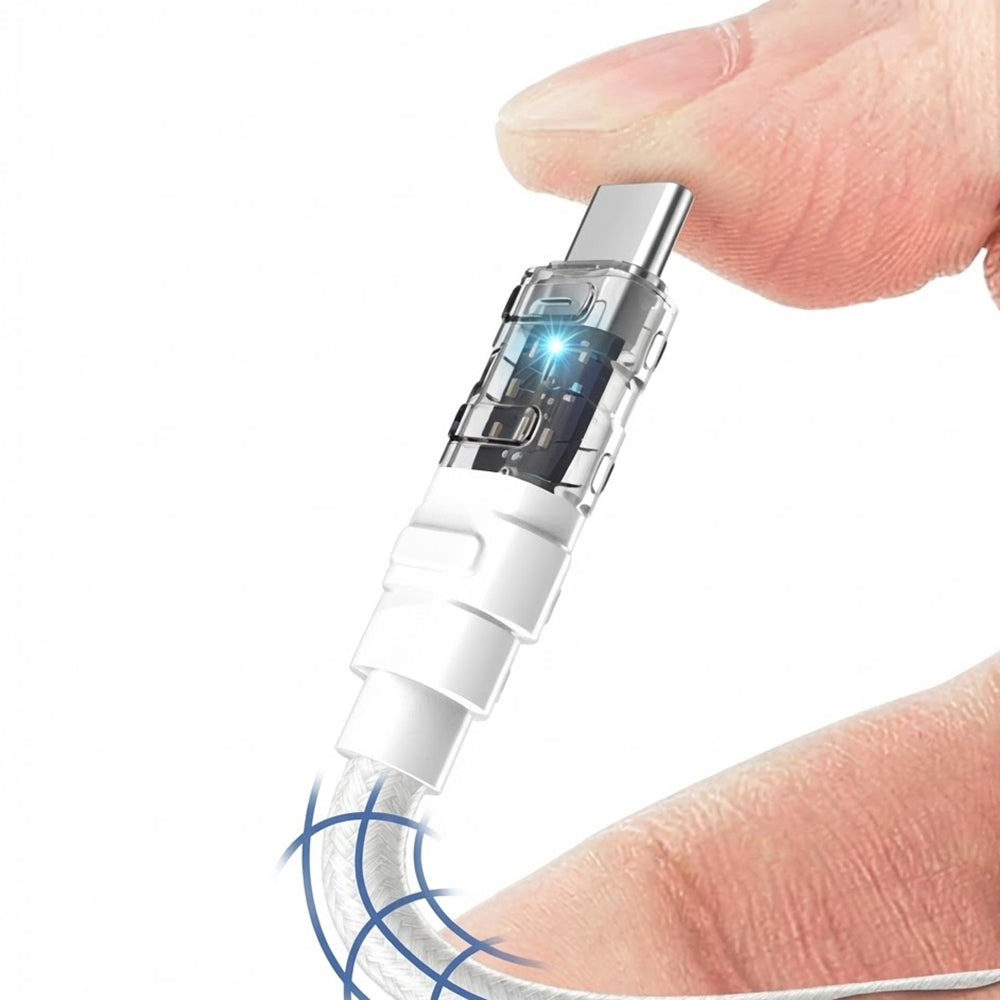 USB-C to Lightning Data and Charging Cable Lito LD05, 27W, 1m, White