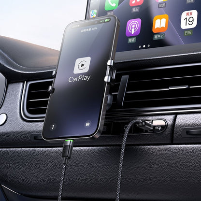 Câble de Données et de Charge USB-C - Lightning McDodo CA-2010 Auto-enroulant, 36W, 1.2m, Noir