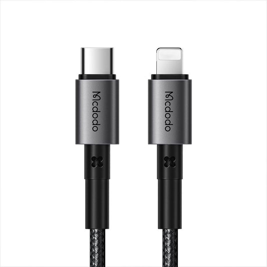 Daten- und Ladekabel USB-C - Lightning McDodo CA-2850, 36W, 1.2m, Schwarz