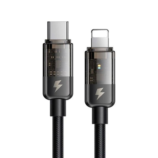 USB-C - Lightning McDodo CA-3160 Auto Power Off Daten- und Ladekabel, 36W, 1,2m, Schwarz