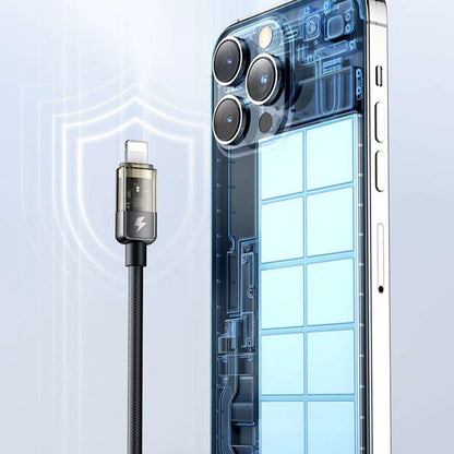 Câble de Données et de Charge USB-C - Lightning McDodo CA-3160 Auto Power Off, 36W, 1.2m, Noir