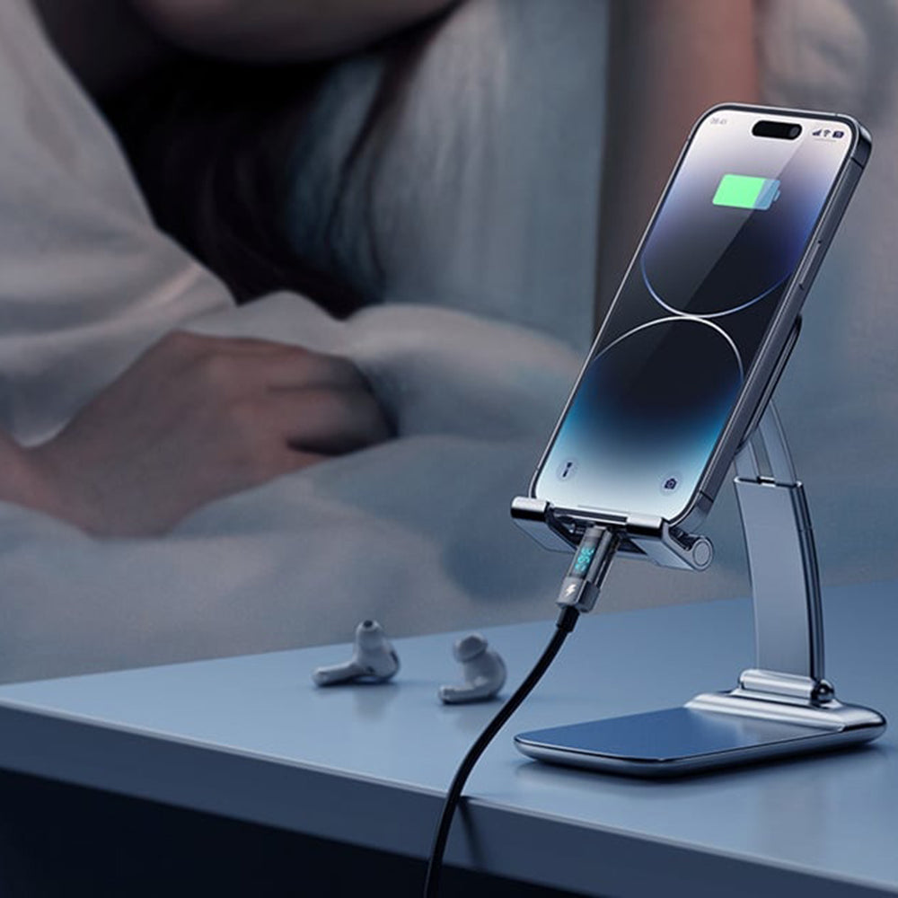 Câble de Données et de Charge USB-C - Lightning McDodo CA-3600 Affichage Auto Power Off, 36W, 1.2m, Noir