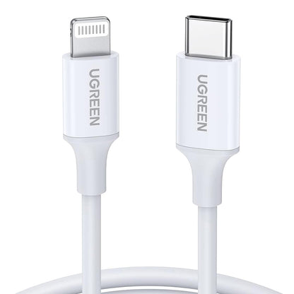 USB-C - Lightning Lade- und Datenkabel UGREEN US171 (10493), 20W, 1m, Weiß