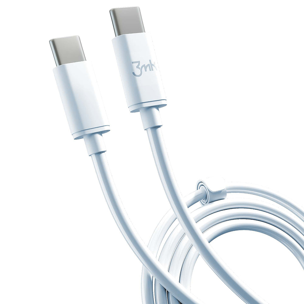 USB-C Daten- und Ladekabel - USB-C 3MK Hyper, 100W, 2m, Weiß