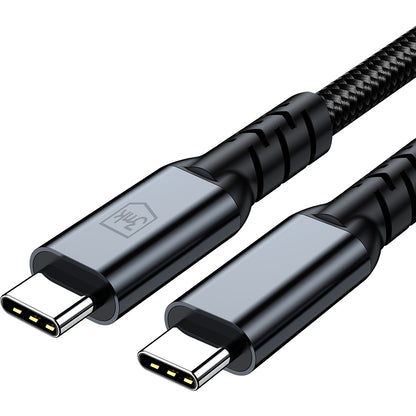 Daten- und Ladekabel USB-C - USB-C 3MK Hyper Thunderbolt 4, 240W, 1m, Schwarz