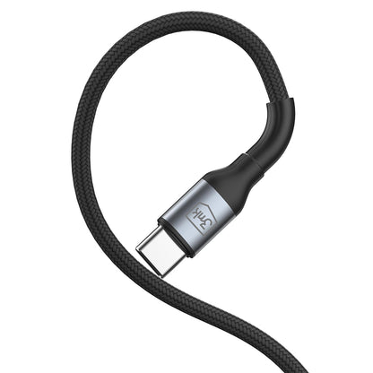 USB-C Data and Charging Cable - USB-C 3MK Hyper N, 100W, 1.5m, Black