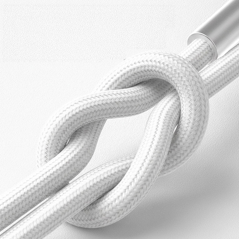 USB-C Data and Charging Cable - USB-C 3MK Hyper N, 100W, 2m, White