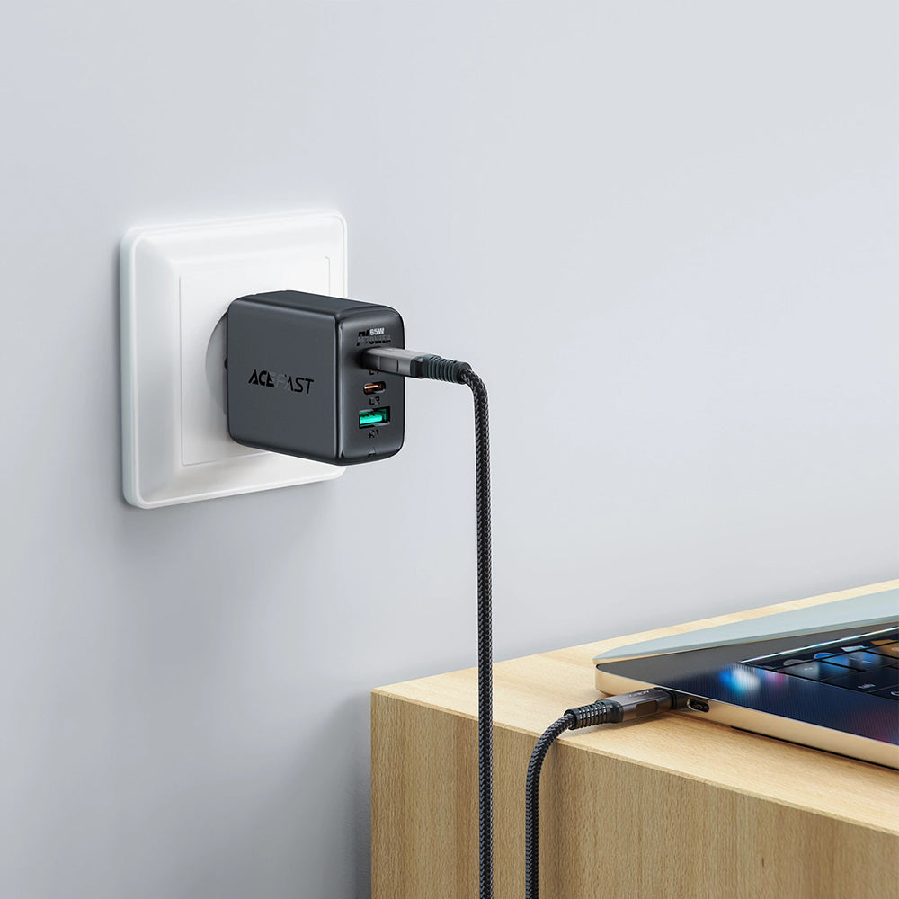 Daten- und Ladekabel USB-C - USB-C Acefast C1-09, 240W, 1m, Grau