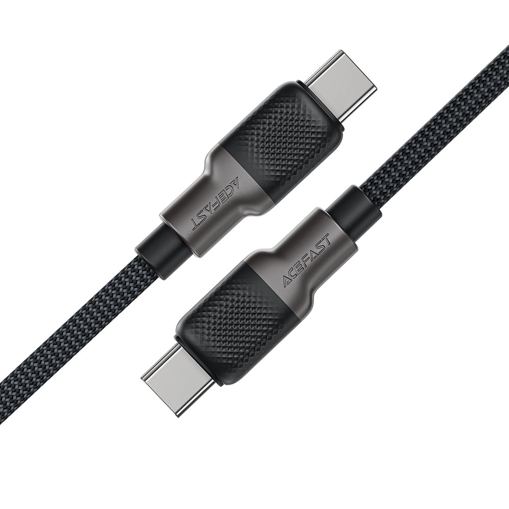 Daten- und Ladekabel USB-C - USB-C Acefast C10-03, 60W, 1.2m, Schwarz