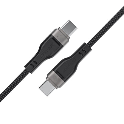 USB-C Daten- und Ladekabel - USB-C Acefast C11-03, 60W, 1.2m, Schwarz