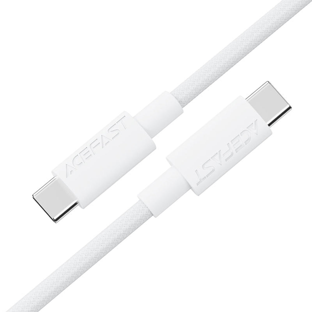 Daten- und Ladekabel USB-C - USB-C Acefast C18-03, 60W, 1.2m, Weiß