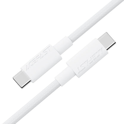 Daten- und Ladekabel USB-C - USB-C Acefast C18-03, 60W, 1.2m, Weiß
