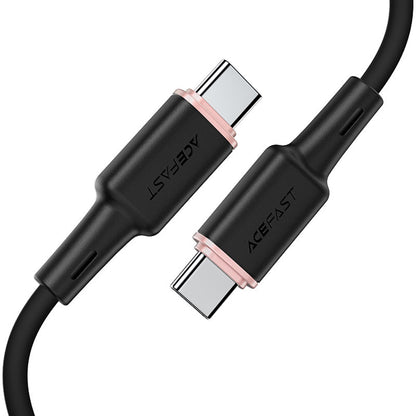 Daten- und Ladekabel USB-C - USB-C Acefast C2-03, 60W, 1,2m, Schwarz