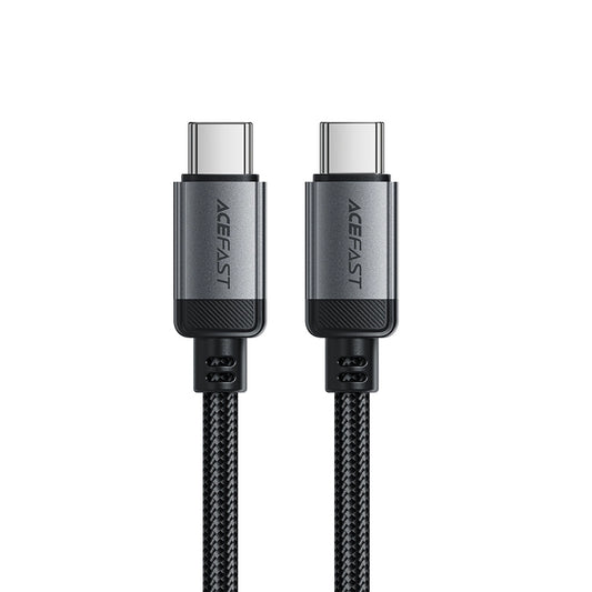 Câble de données et de charge USB-C - USB-C Acefast C20-03, 60W, 1.2m, Noir