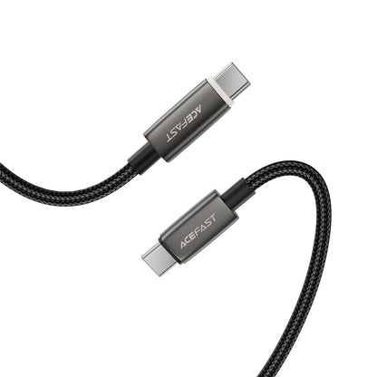 Câble de Données et de Charge USB-C - USB-C Acefast C23-03, 60W, 1.2m, Noir