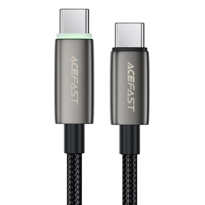 Câble de Données et de Charge USB-C - USB-C Acefast C23-03, 60W, 1.2m, Noir