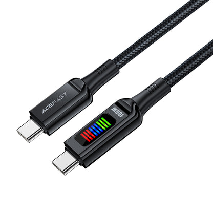 USB-C Data and Charging Cable - USB-C Acefast C7-03, 100W, 1.2m, Black