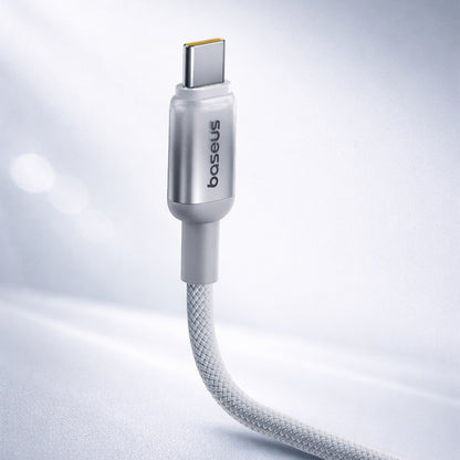 USB-C Daten- und Ladekabel - USB-C Baseus Discolor, 100W, 1m, Silber E0420701