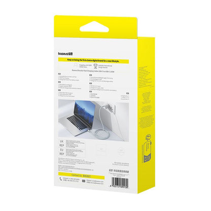 USB-C Daten- und Ladekabel - USB-C Baseus Discolor, 100W, 1m, Silber E0420701