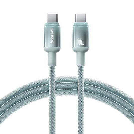 USB-C Daten- und Ladekabel - USB-C Baseus Discolor, 100W, 2m, Blau Grün E0420703