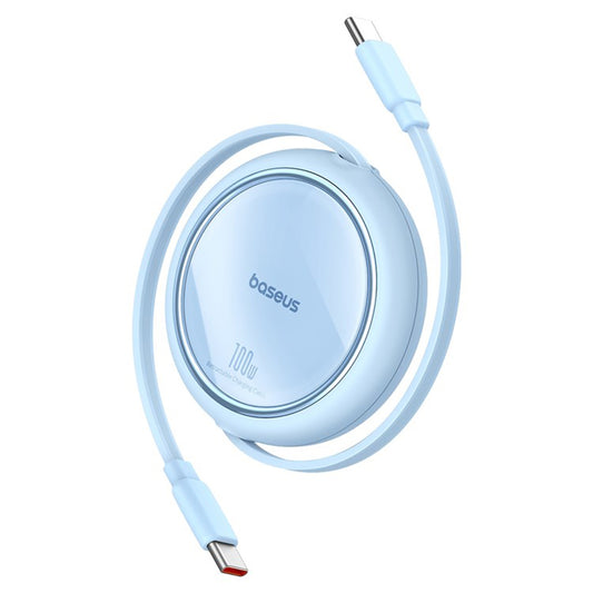 USB-C Daten- und Ladekabel - USB-C Baseus Free2Draw Mini Retractable, 100W, 1m, Blau P10364500311-00