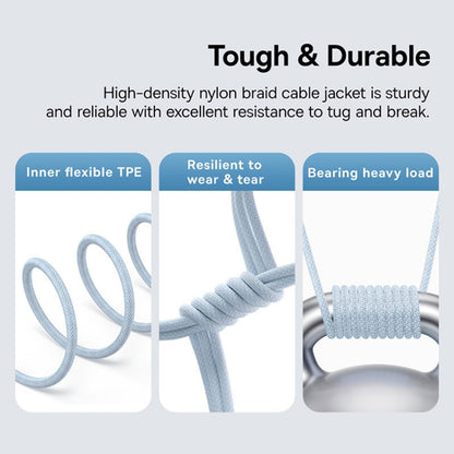 Daten- und Ladekabel USB-C - USB-C Baseus Gem, 100W, 2m, Blau P10373000311-01