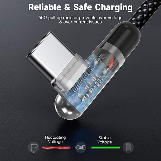 Daten- und Ladekabel USB-C - USB-C Lito LD13CC, 60W, 1m, Schwarz