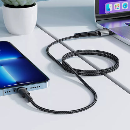Câble de charge Acefast, USB-C - USB-C / MagSafe 3, 240W, 1.2m, Noir