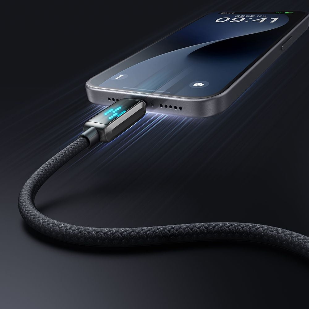 Daten- und Ladekabel USB-C - USB-C McDodo CA-4250 Display, 100W, 1.2m, Schwarz