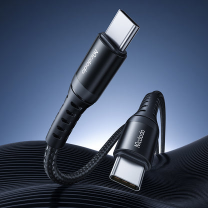 Câble de Données et de Charge USB-C - USB-C McDodo CA-5641, 60W, 1m, Noir