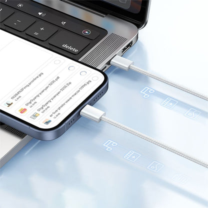 Câble de Données et de Charge USB-C - USB-C McDodo CA-5690, 60W, 1m, Blanc