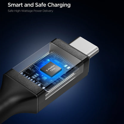 Daten- und Ladekabel USB-C - USB-C Spigen EB10020CC, 100W, 2m, Schwarz ACA09460