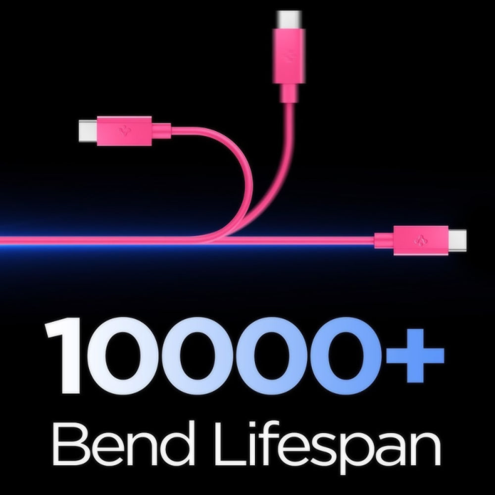 USB-C Daten- und Ladekabel - USB-C Spigen EB6010CC, 60W, 1m, Rosa ACA10414