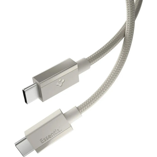 Câble de données et de charge USB-C - USB-C Spigen EB6015CC, 60W, 1,5m, Gris Titane ACA10419