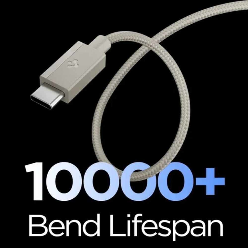 USB-C Daten- und Ladekabel - USB-C Spigen EB6015CC, 60W, 1,5m, Titan Grau ACA10419
