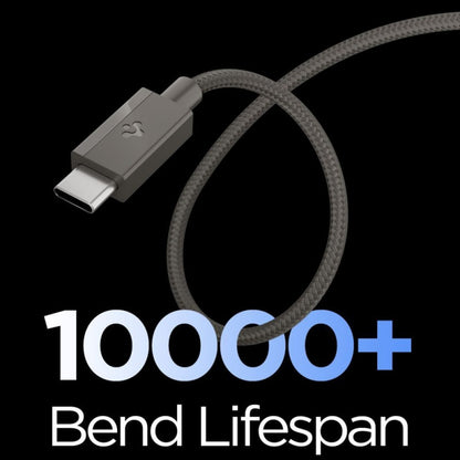 USB-C Daten- und Ladekabel - USB-C Spigen EB6015CC, 60W, 1,5m, Grau ACA10418
