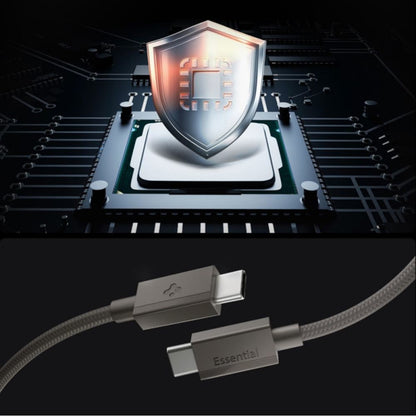 USB-C Daten- und Ladekabel - USB-C Spigen EB6015CC, 60W, 1,5m, Grau ACA10418