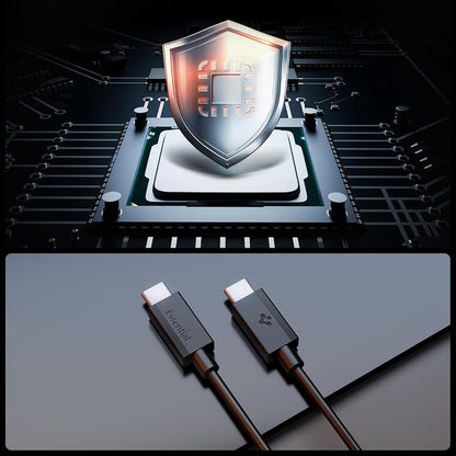 USB-C Data and Charging Cable - USB-C Spigen EB6015CC, 60W, 1.5m, Black ACA10417